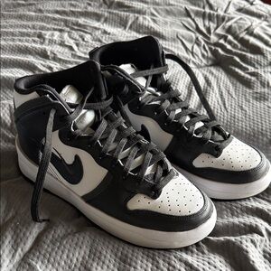 Nike Black and White High-Tops